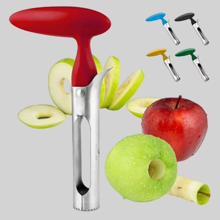 Apple Corer Gets Stuck in the Apple