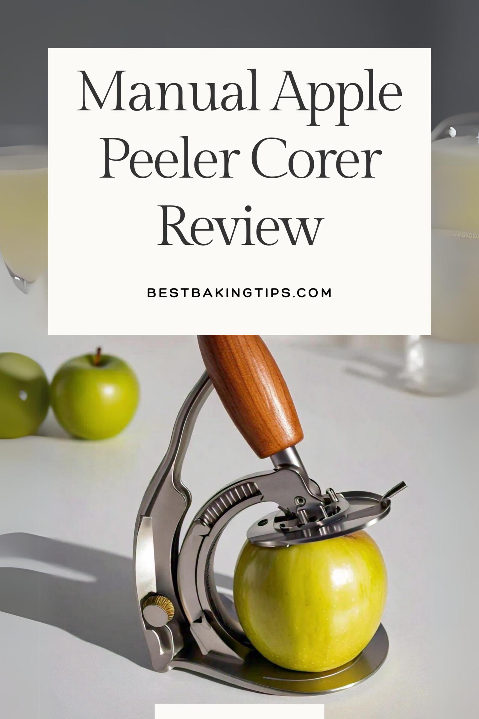 manual apple corer types