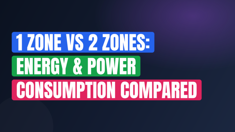 1 Zone vs 2 Zones: Energy & Power Consumption Compared
