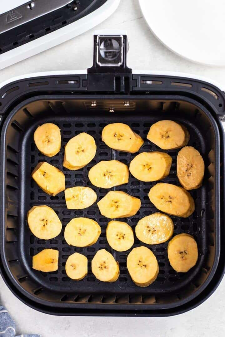 air frying frozen tostones
