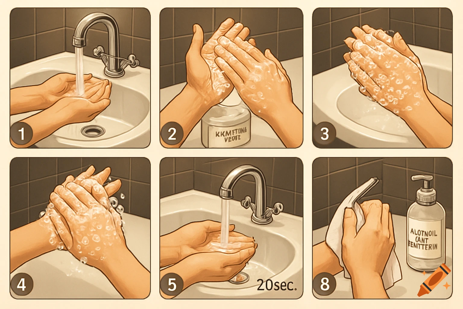 cool-water rinse