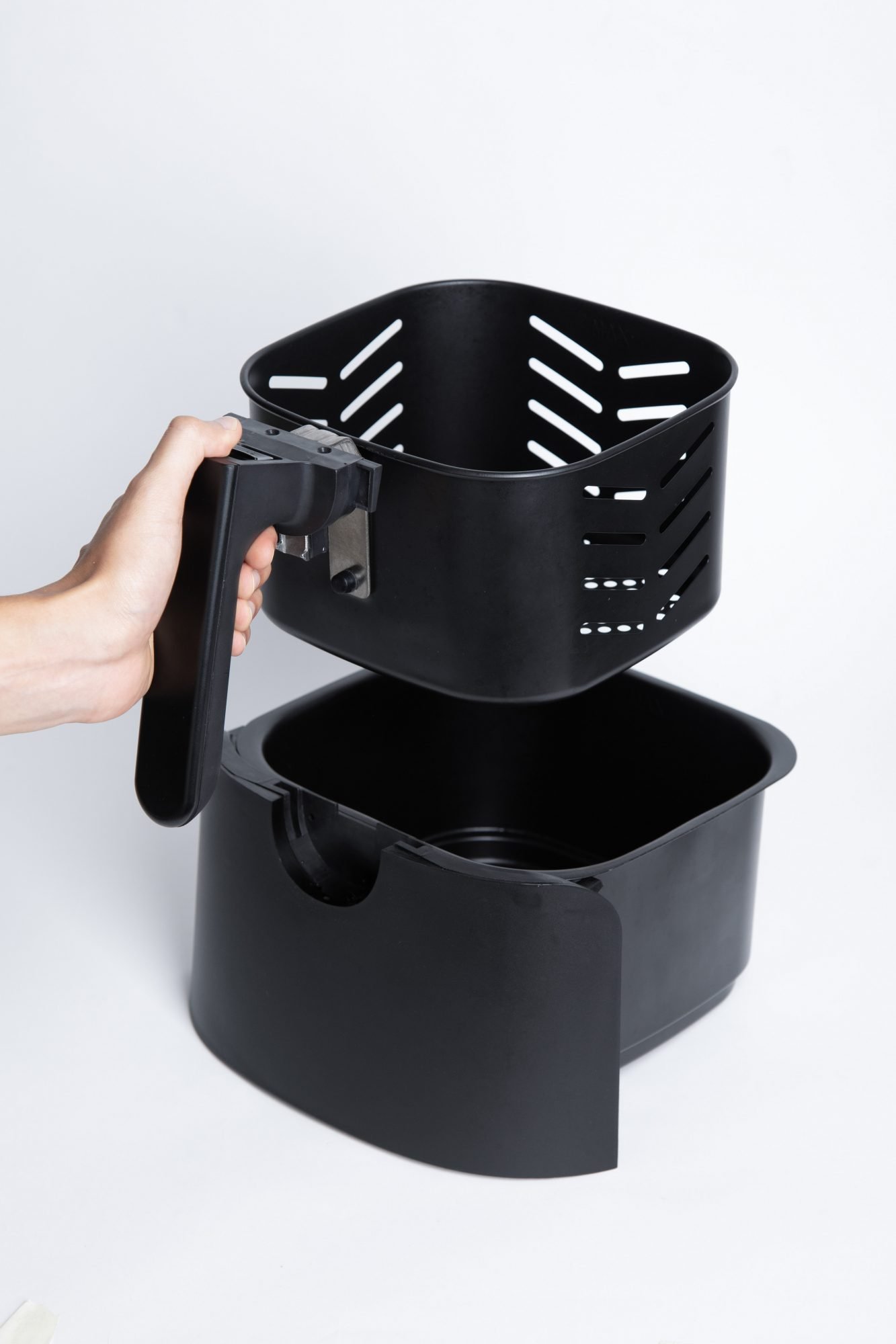 dual basket air fryer removable baskets