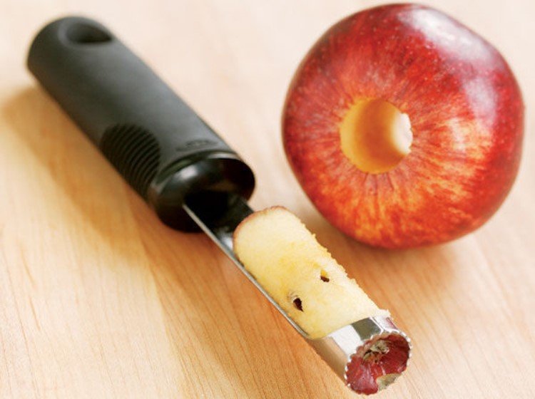 How an Apple Corer Works