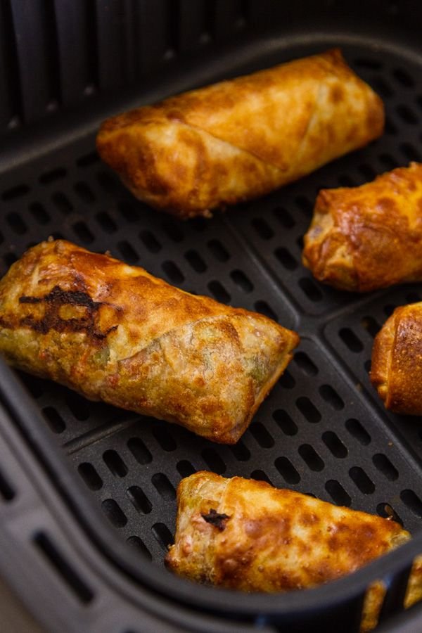 how to cook frozen egg rolls and potstickers in dual basket