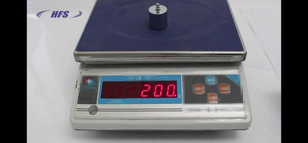 Kitchen scale calibration weight