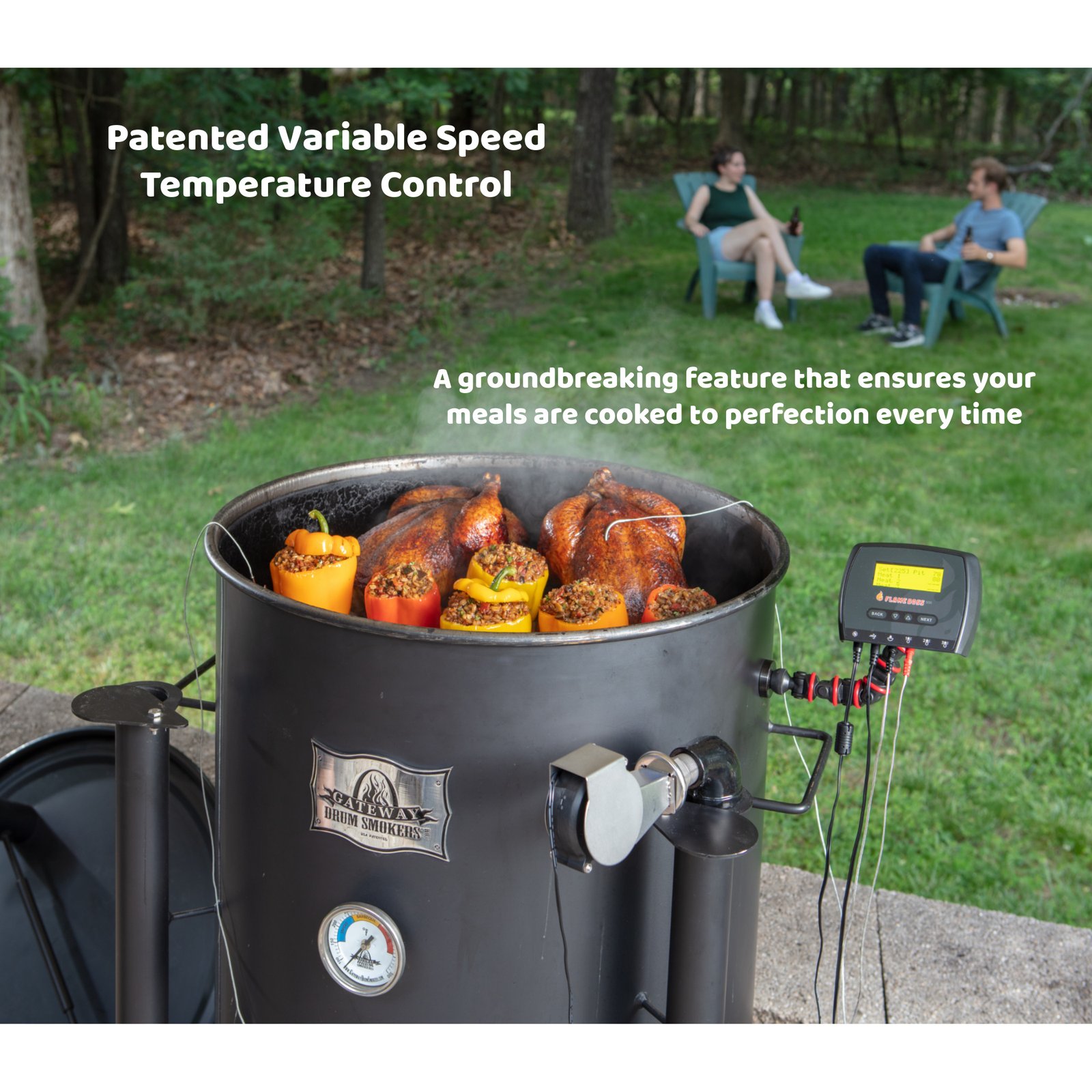 smoker temperature zones