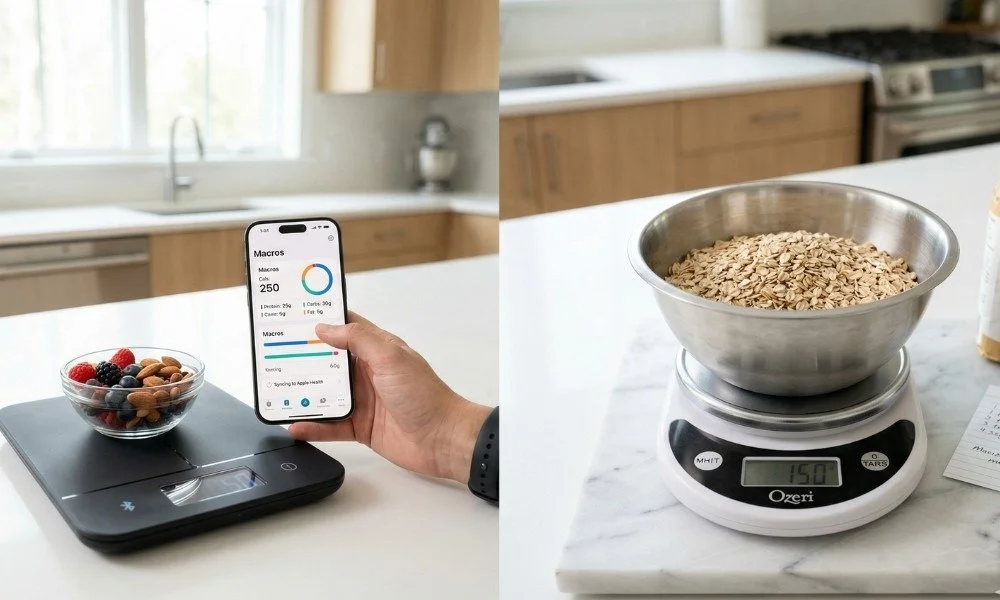 Standard vs smart kitchen scale