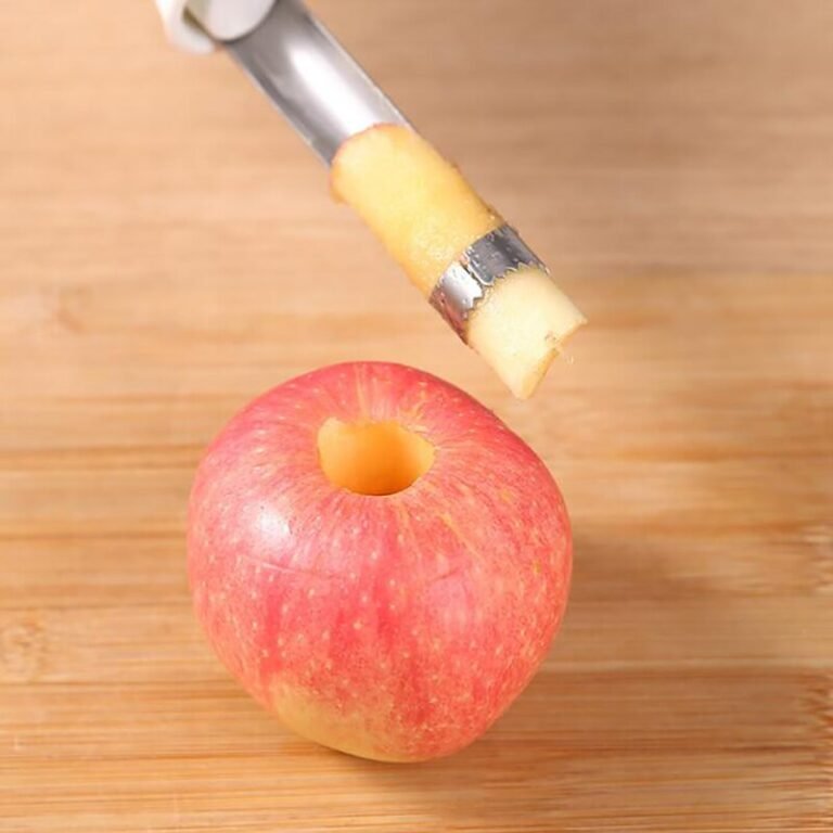 tube-style apple corer