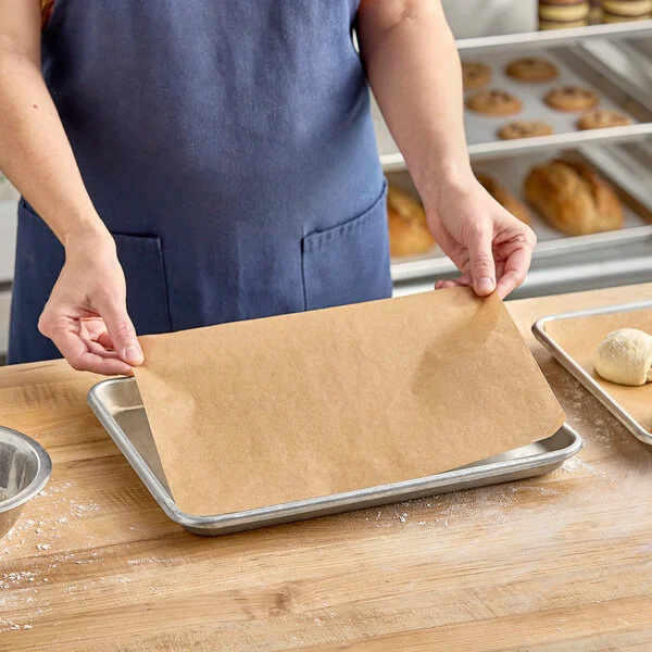 unbleached parchment paper baking sheet